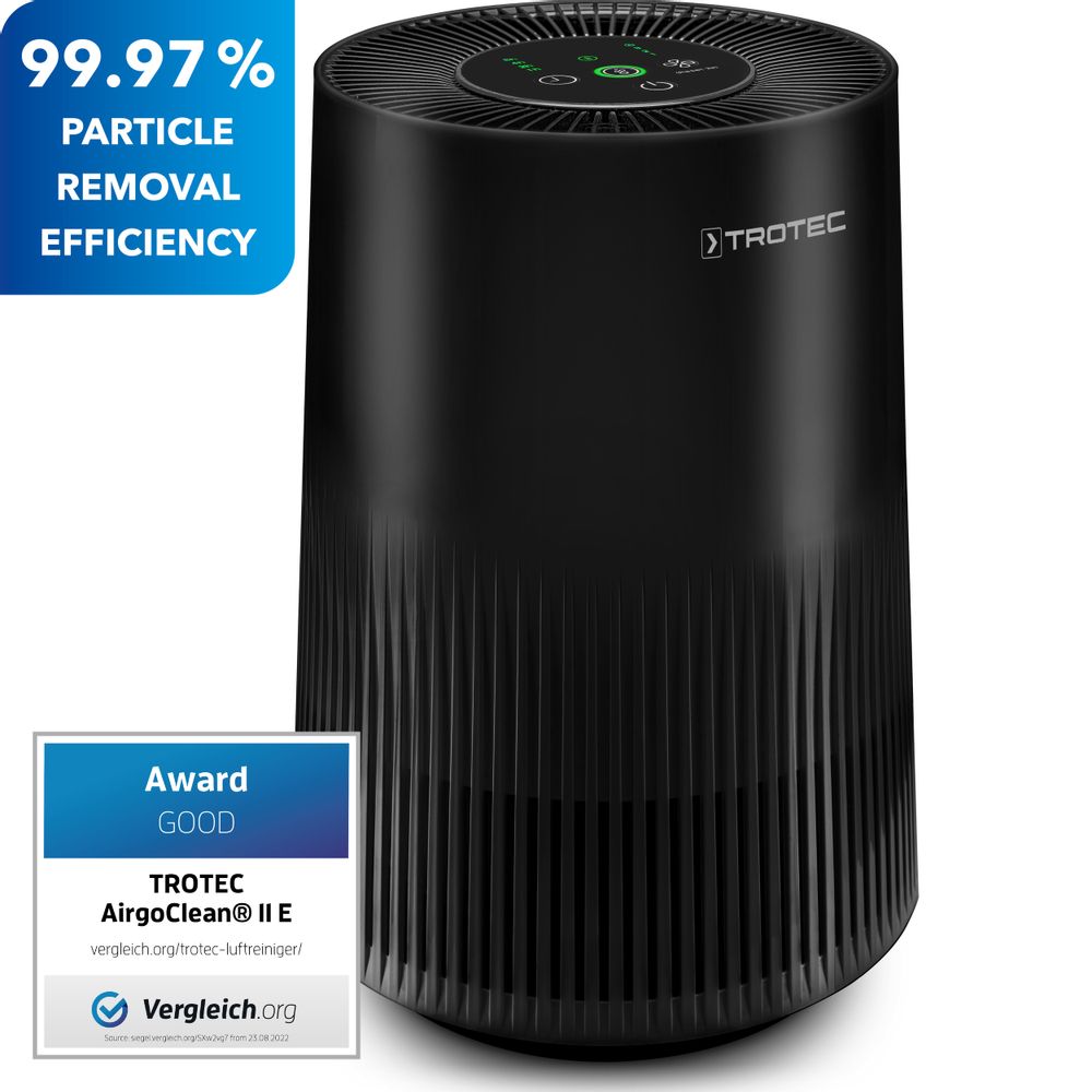 Design-Luftrenser AirgoClean® 11 E med HEPA-filter Vis den i Trotecs webshop