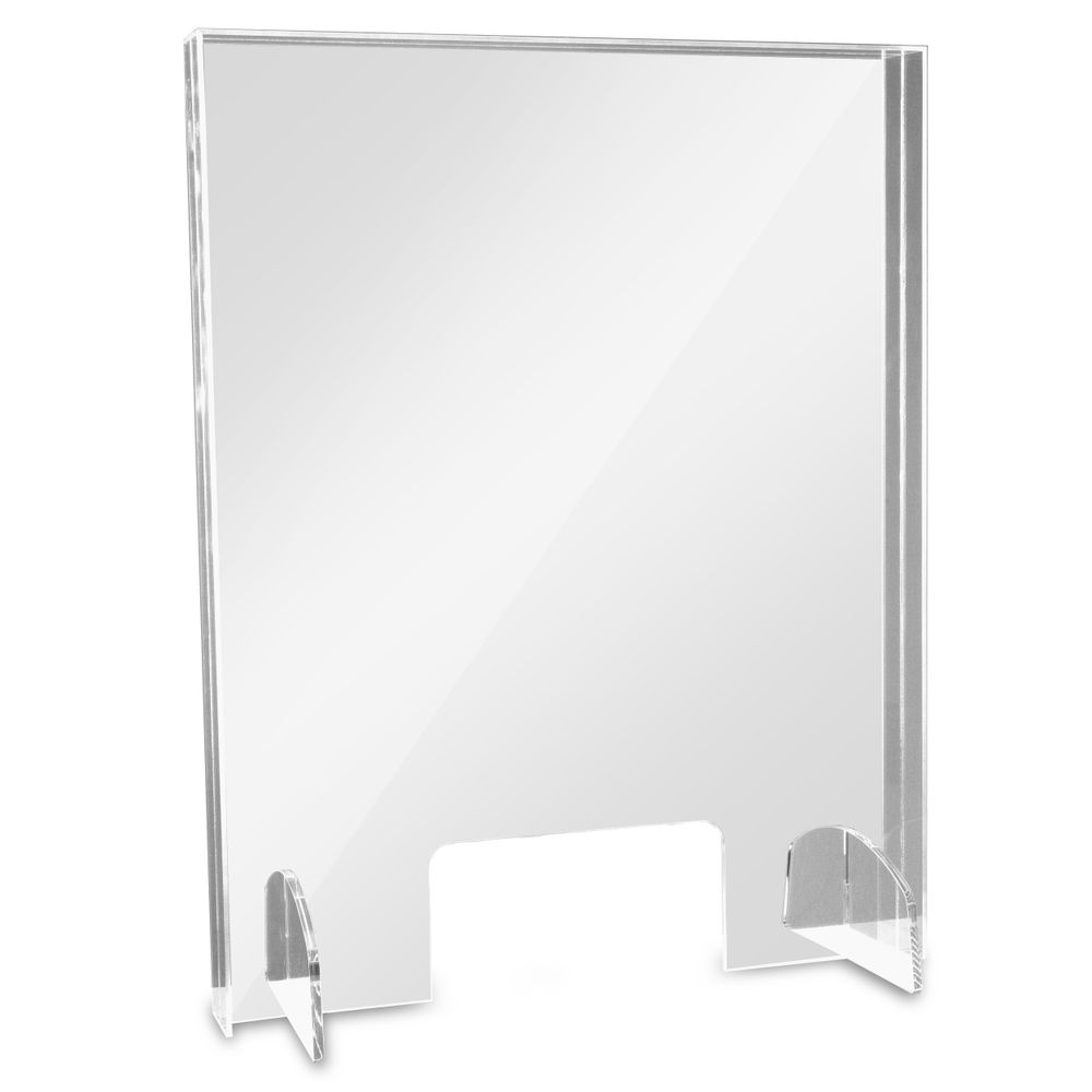 Bordplade i akrylglas med aerosolbeskyttende kant SMALL 595 x 250 X 750 Vis den i Trotecs webshop