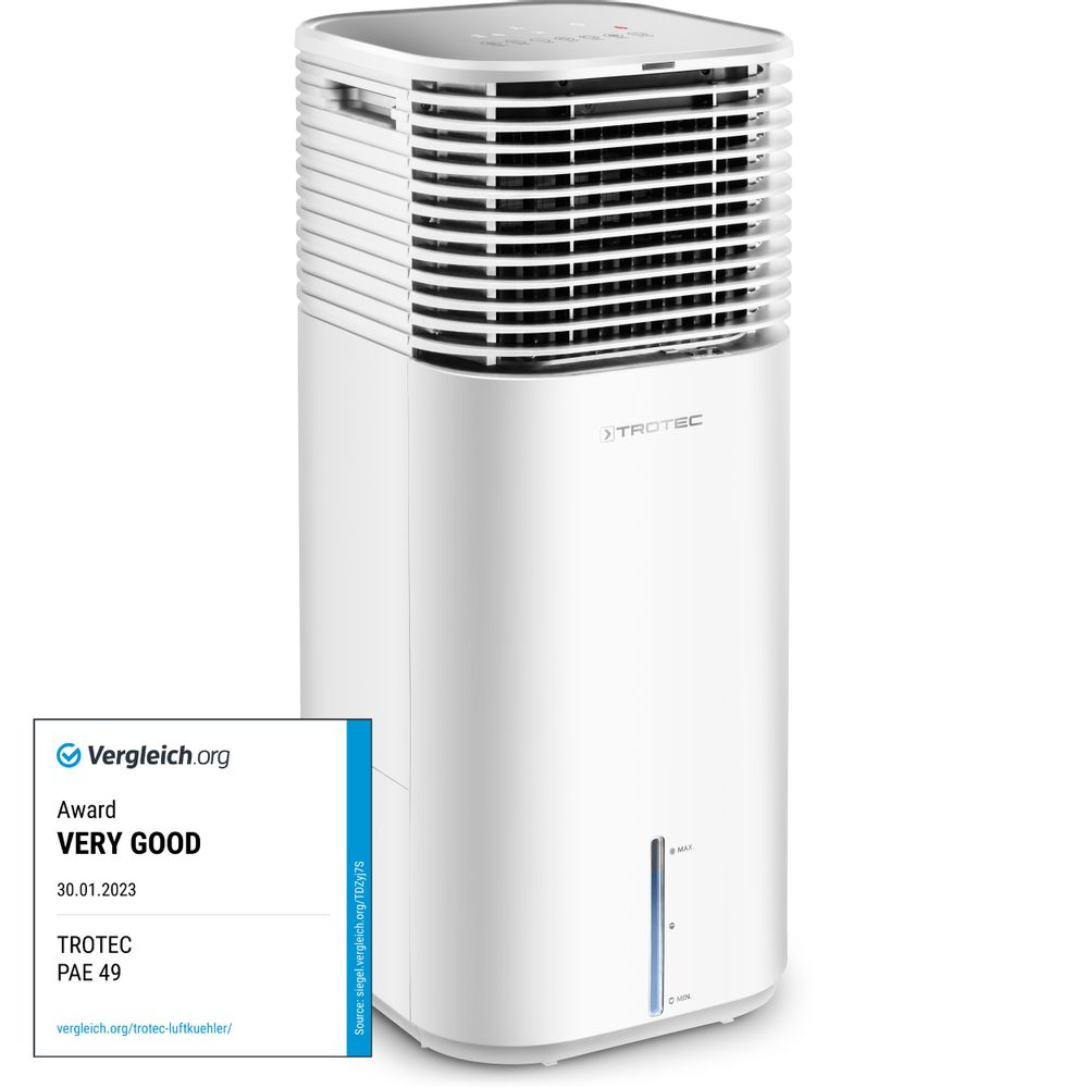 Aircooler, Luftkühler, Luftbefeuchter, Ventilatorkühler PAE 49 im Trotec Webshop zeigen