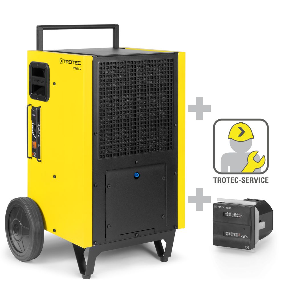 Luftentfeuchter TTK 655 S + Dualzähler MID-konform inklusive Einbau show in Trotec online shop
