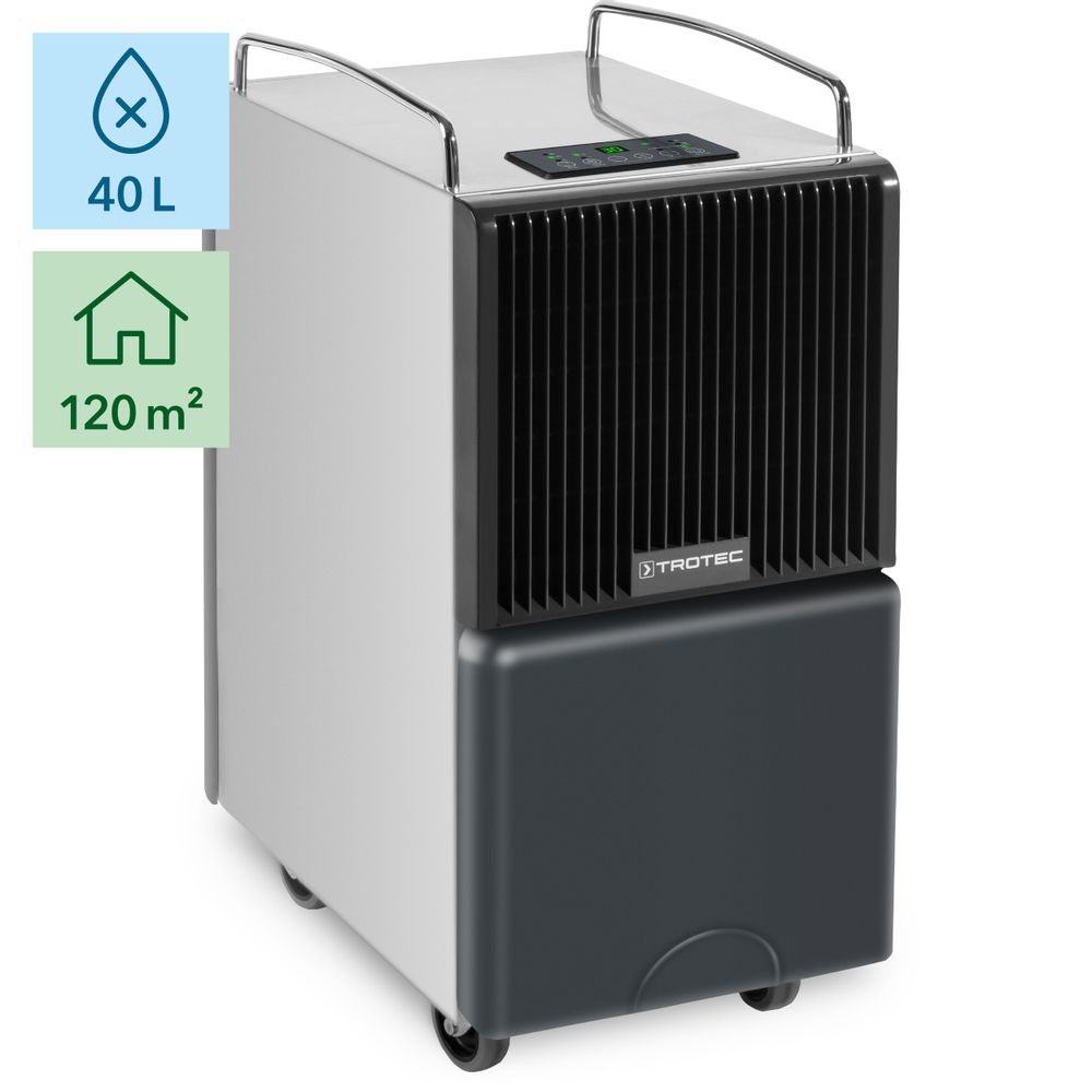 TTK 122 E dehumidifier with hot gas defrost system show in Trotec online shop