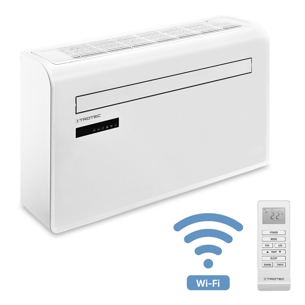 PAC-W 2650 SH wall-mounted air conditioner with heating function show in Trotec online shop