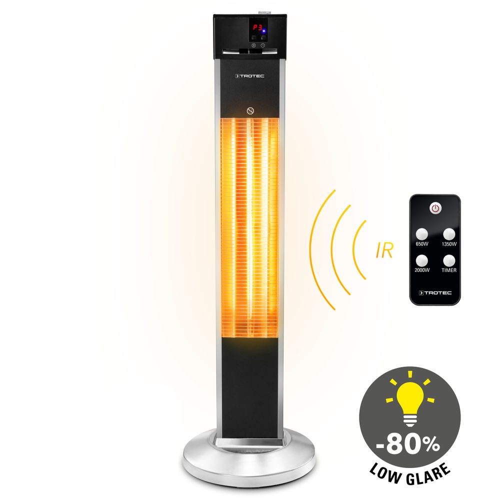 Design Patio Infrared Heaters IRS 2000 E show in Trotec online shop