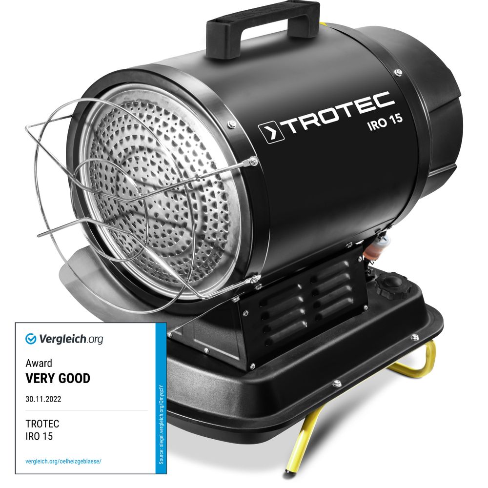 Infrared oil heater IRO 15 show in Trotec online shop