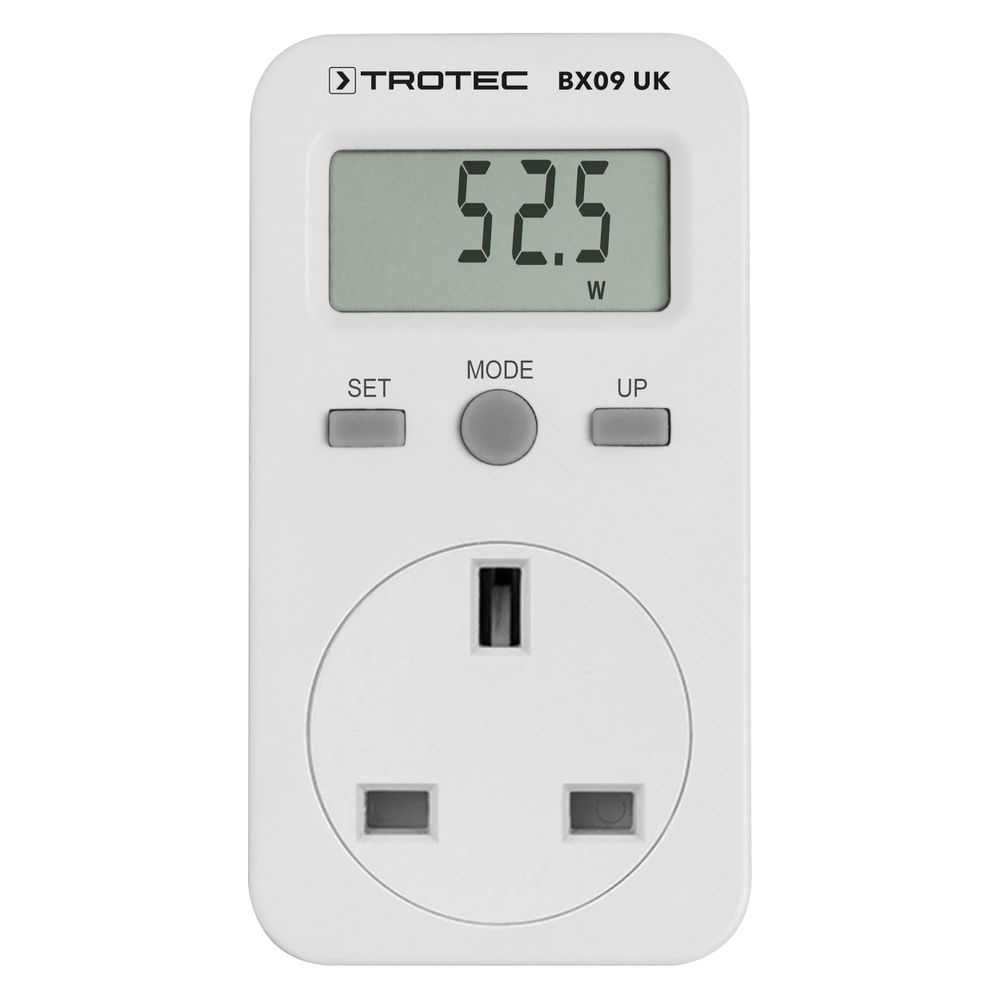Energy cost meter BX09 UK - plug type G show in Trotec online shop