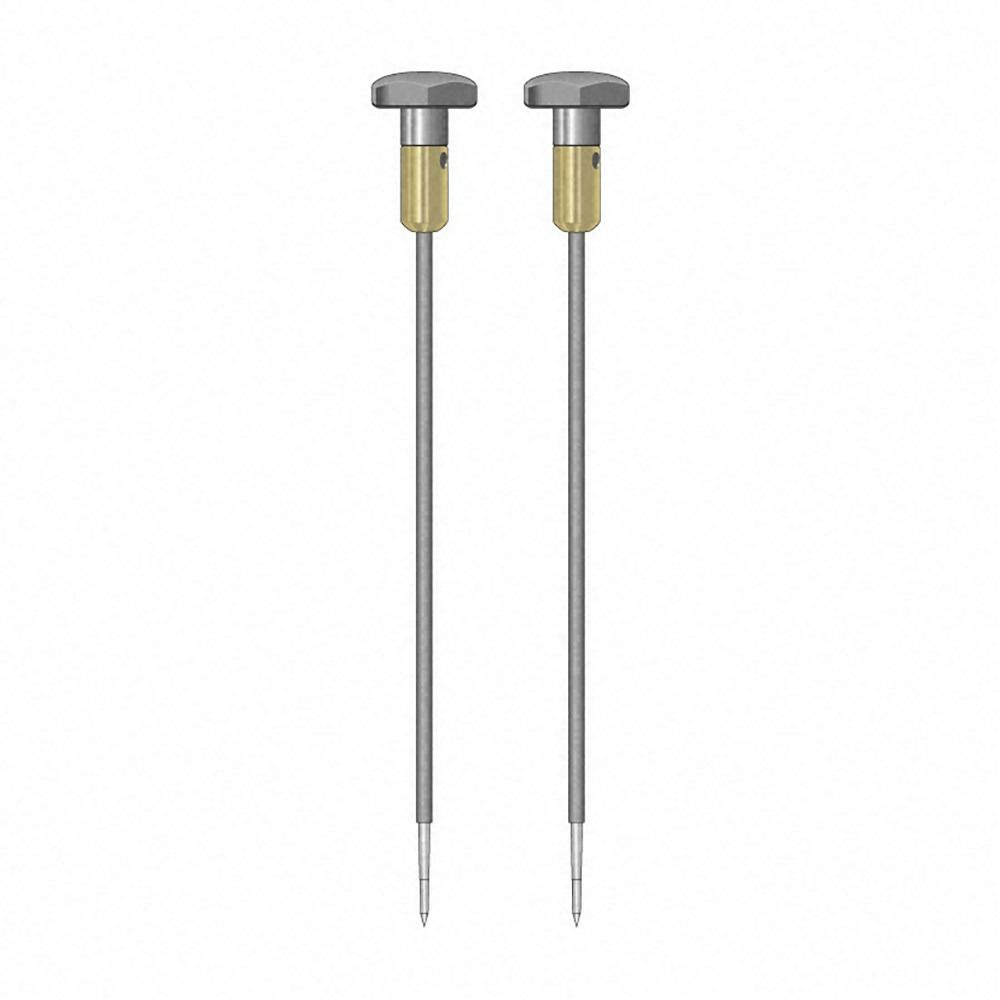 TS 012/200 Round Electrodes, pair, 4 mm, insulated show in Trotec online shop