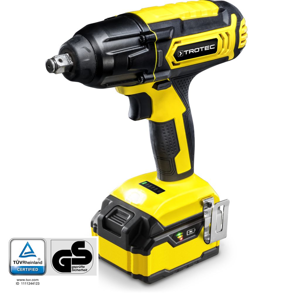 PIWS 10-20V Cordless Rotary Impact Wrench show in Trotec online shop