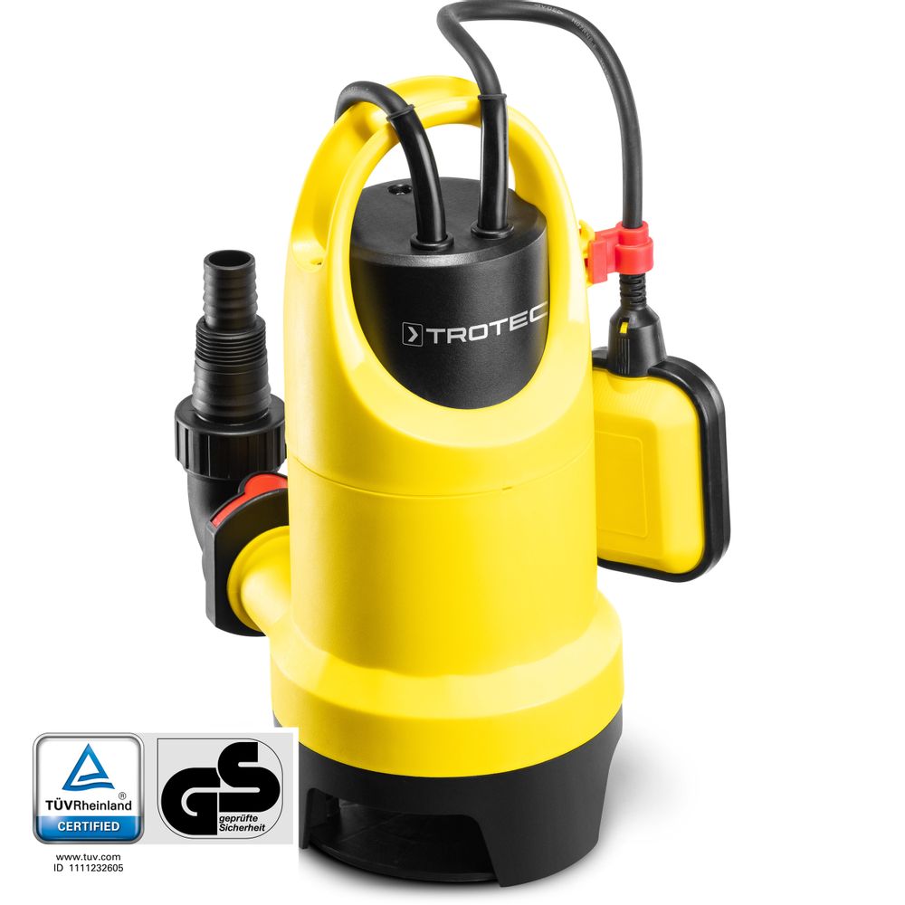 Submersible waste water pump TWP 7536 E show in Trotec online shop