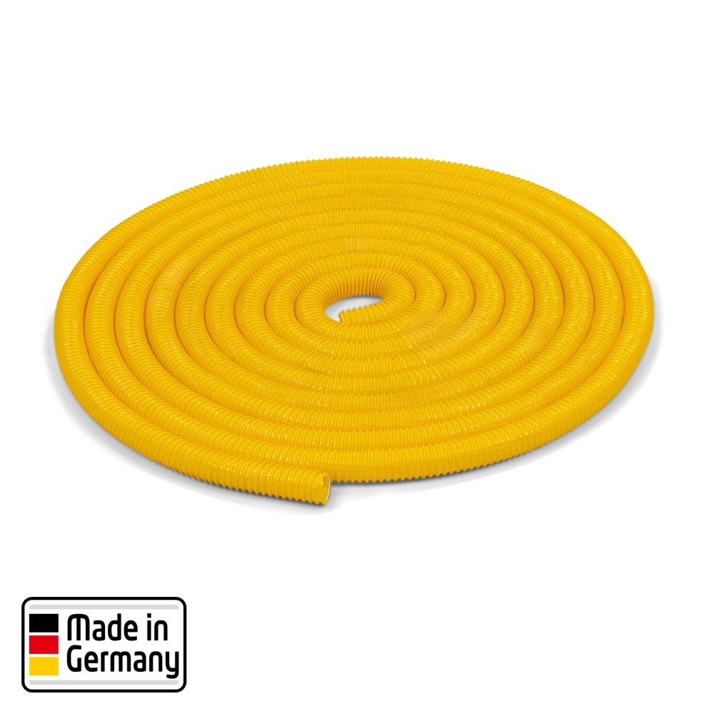 PV-A Hose; 38 mm, thread-strengthened, in yellow , packaging unit: 1 x 15 m show in Trotec online shop