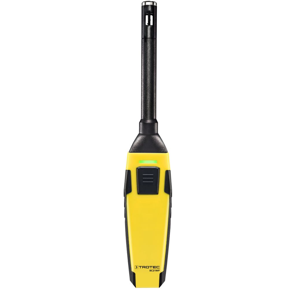 Termohigrómetro BC21WP con dispositivo de smartphone Mostrar en la tienda online de Trotec