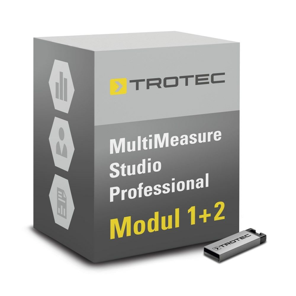 Software MultiMeasure estudio PRO-Módulo 1+2 Mostrar en la tienda online de Trotec