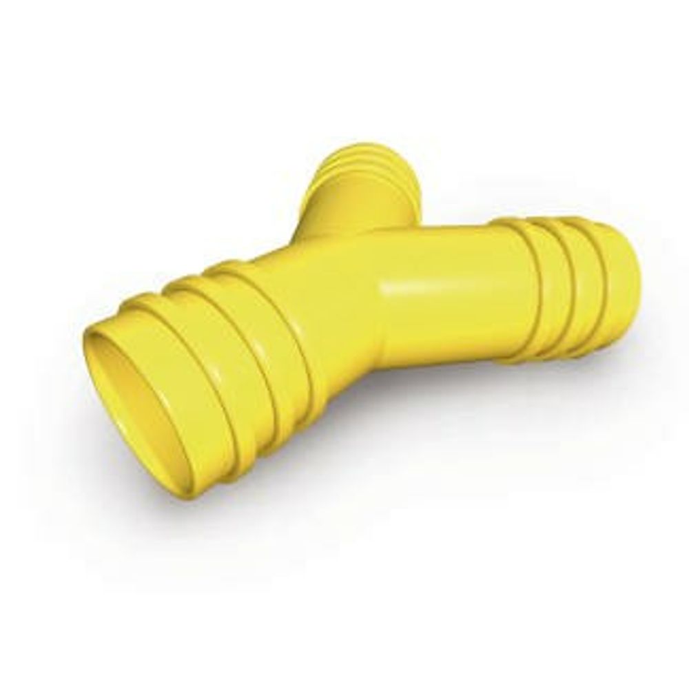 Conector para manguera PVC de rosca exterior en Y de 38 mm ( 1 unidad)  Mostrar en la tienda online de Trotec