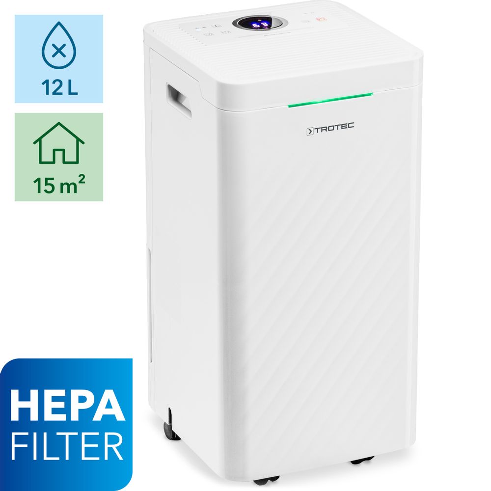 Déshumidificateur et purificateur d'air design TTK 27 HEPA Montrer dans la boutique en ligne Trotec