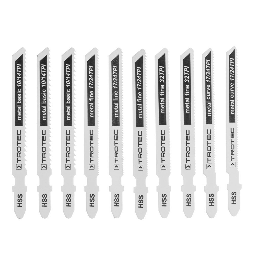Lot de 10 lames de scie sauteuse pour métal Montrer dans la boutique en ligne Trotec