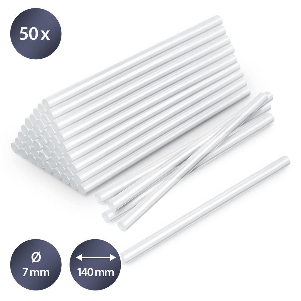 Bâtonnets de colle transparente (50 pces ø 7 mm) Montrer dans la boutique en ligne Trotec