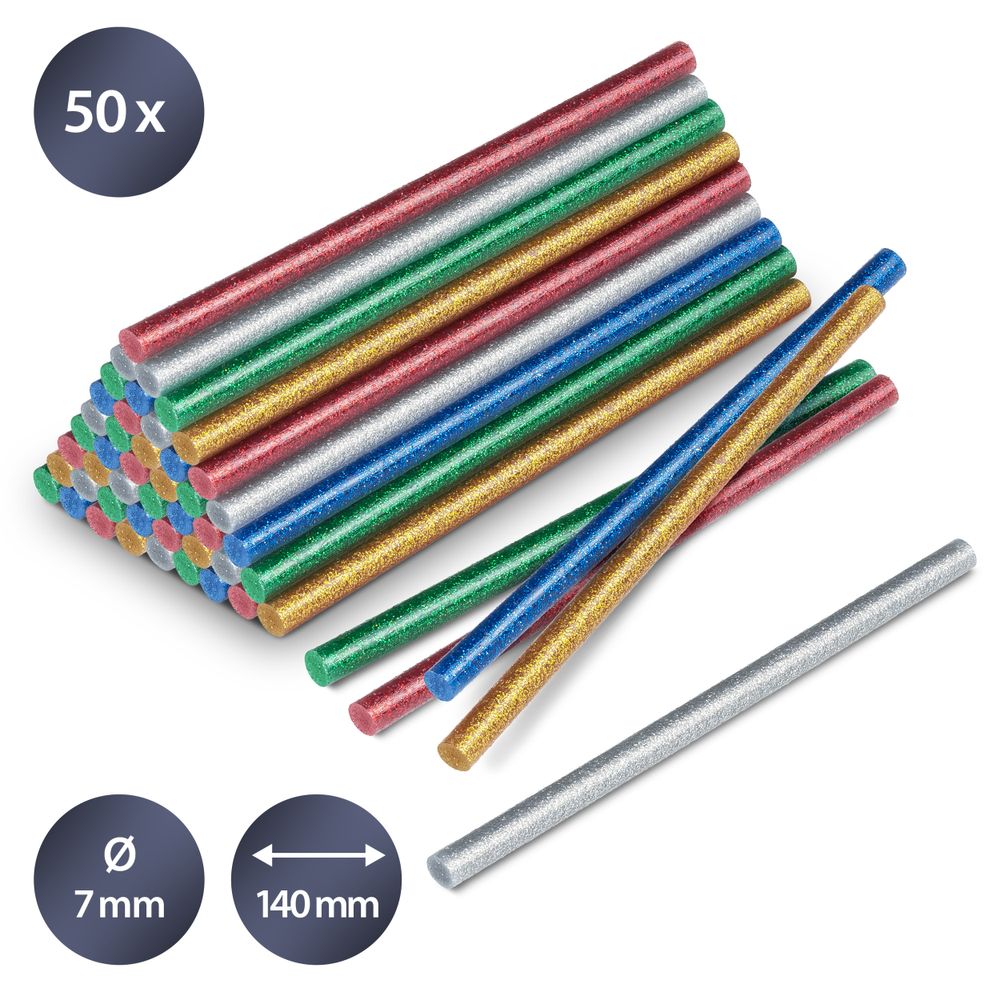 Bâtonnets de colle à paillettes (50 pces ø 7 mm) Montrer dans la boutique en ligne Trotec