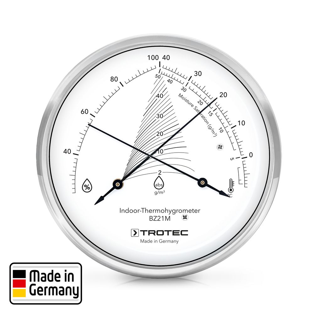 Thermo-hygromètre design BZ21M Montrer dans la boutique en ligne Trotec