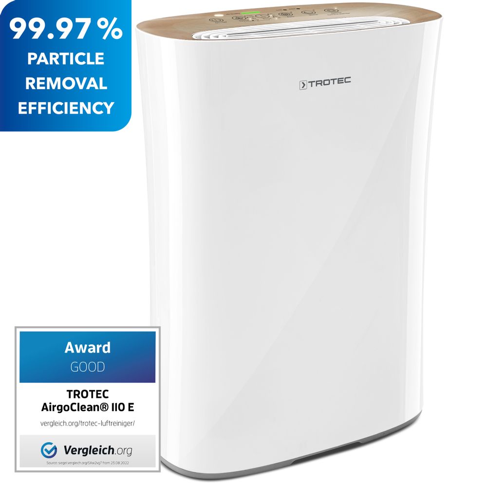 AirgoClean® 110 E Dizájn-Légtisztító Mutatás a Trotec Webshopban