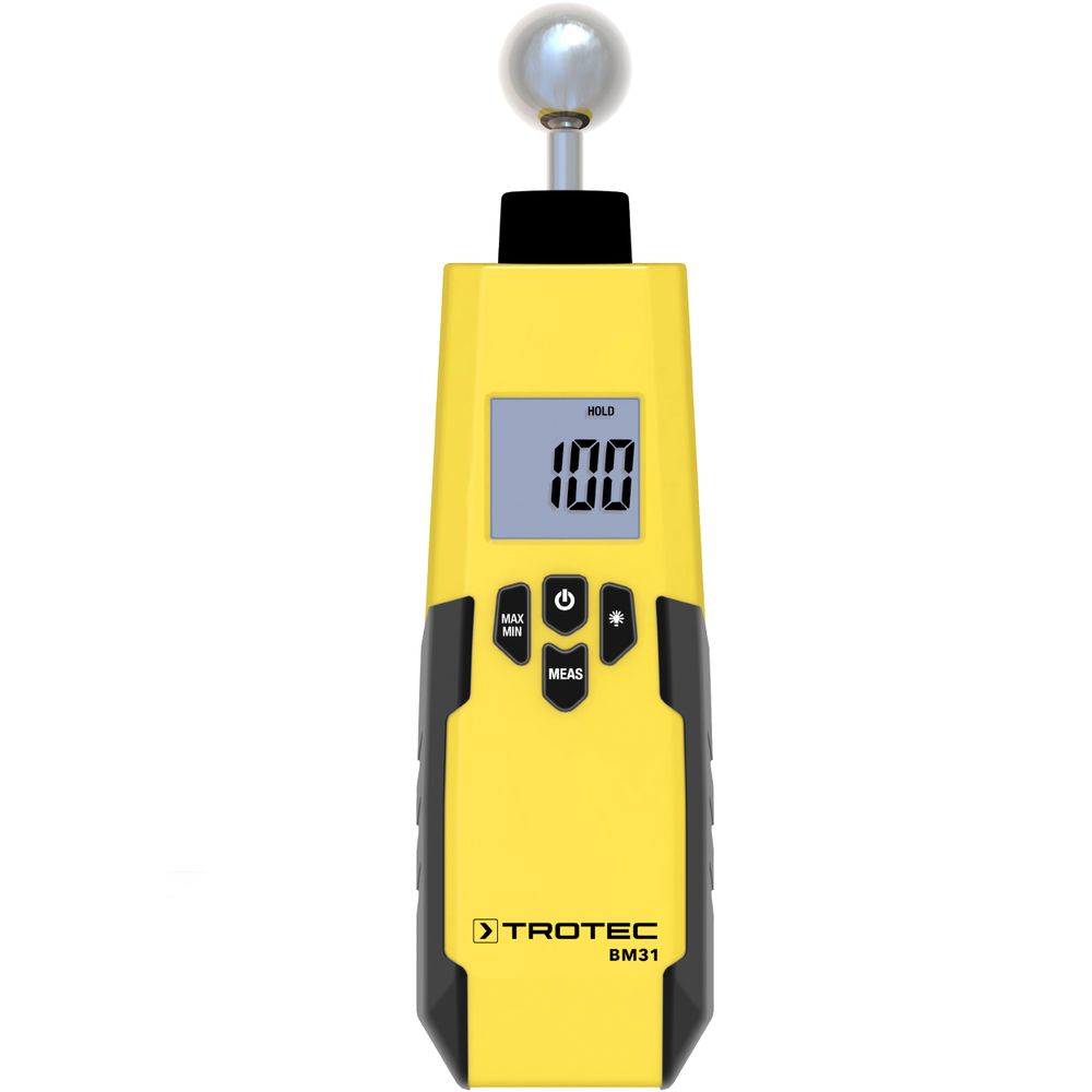 Nedvességmérő műszer / nedvességmérő BM31 Mutatás a Trotec Webshopban
