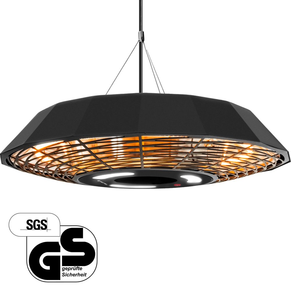Stufetta a soffitto di design IR 2010 SC mostra nel webshop Trotec