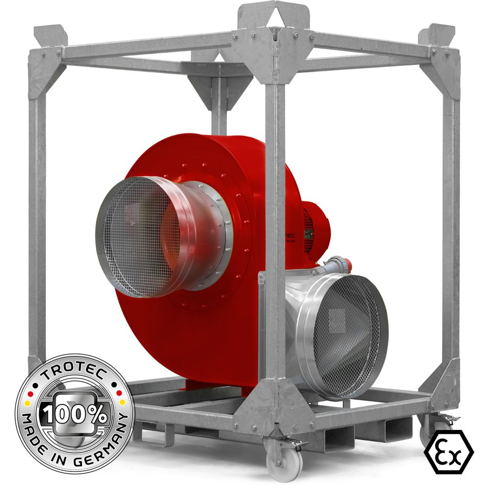 Ventilatore centrifugo TFV 600 Ex mostra nel webshop Trotec