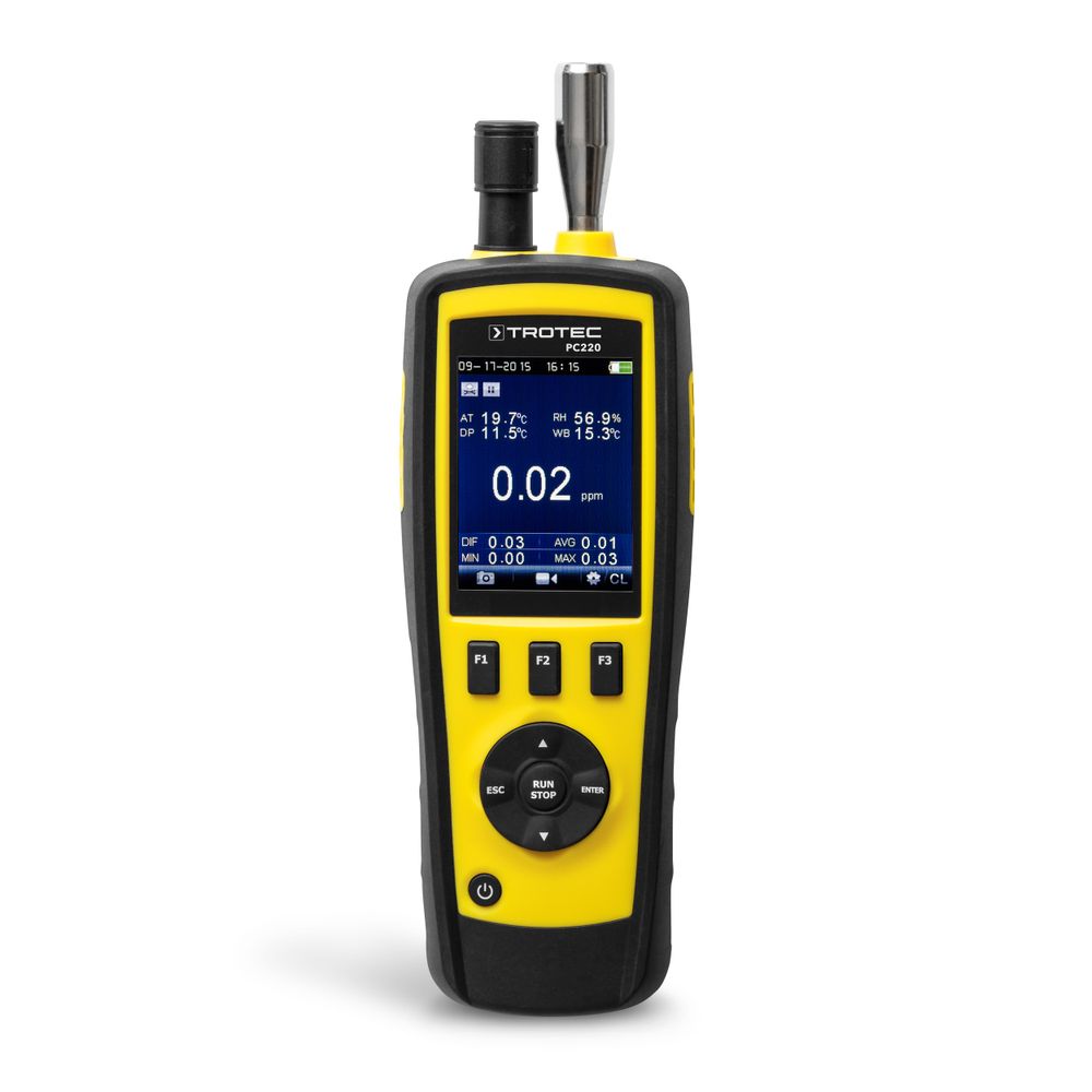 Contatore di particelle PC220 incl. Certificato di calibrazione mostra nel webshop Trotec