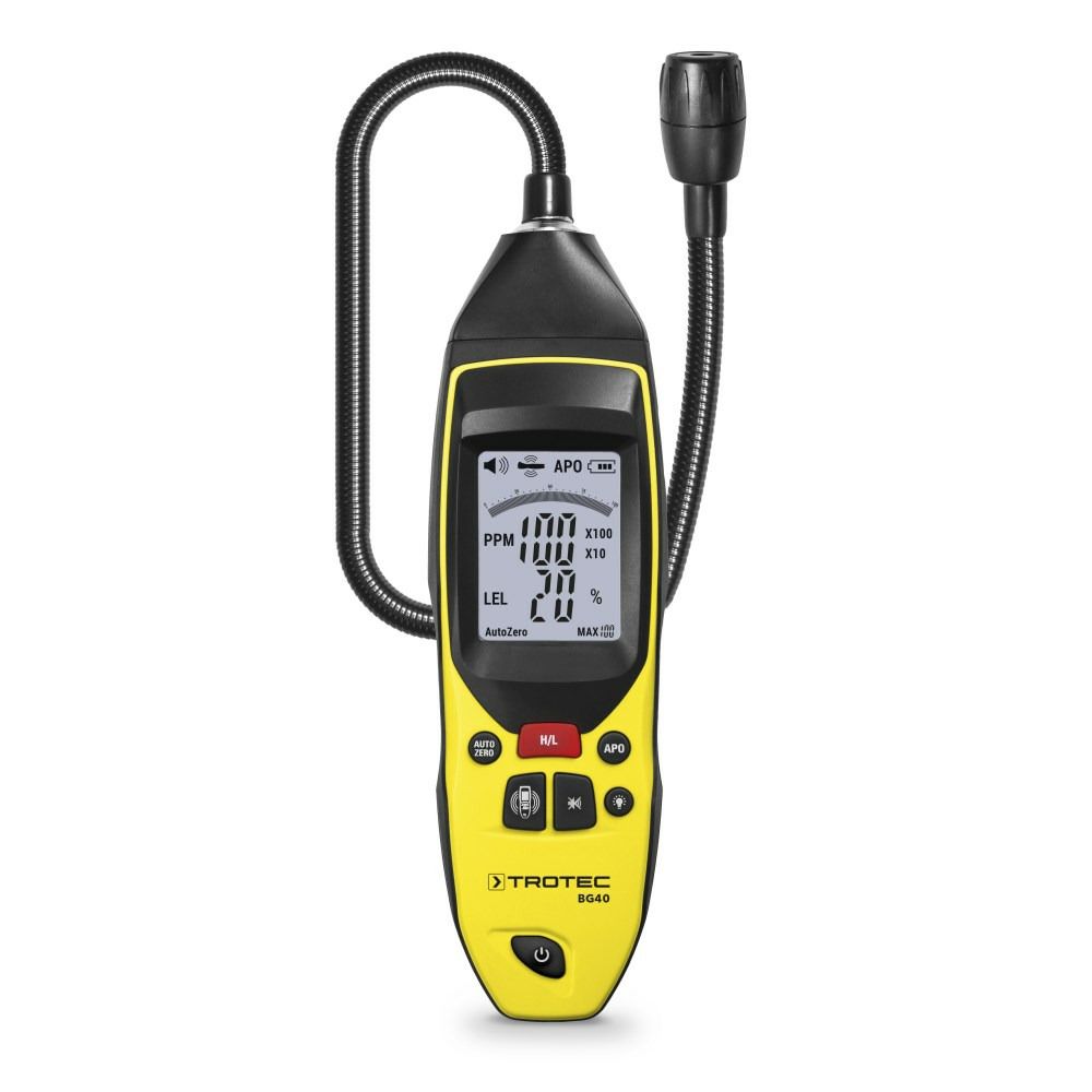 Rilevatore di gas BG40 mostra nel webshop Trotec