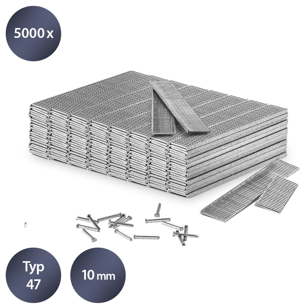 Set di chiodi tipo 47, lunghezza 10 mm (5000 pezzi) mostra nel webshop Trotec