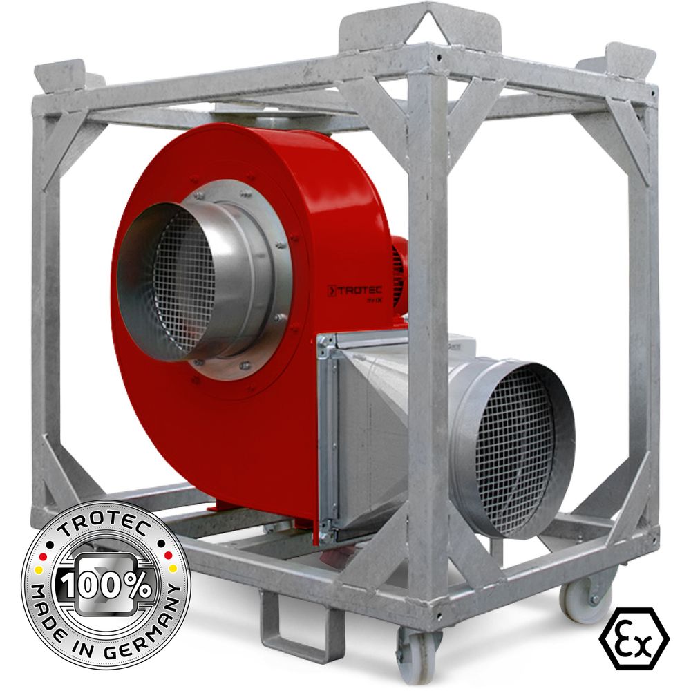 Ventilatore centrifugo TFV 100 Ex mostra nel webshop Trotec