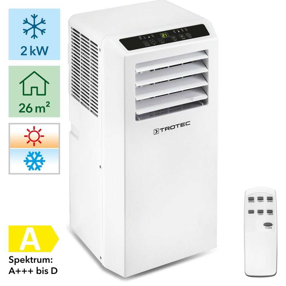 Lokale airconditioner PAC 2010 SH tonen in Trotec webshop