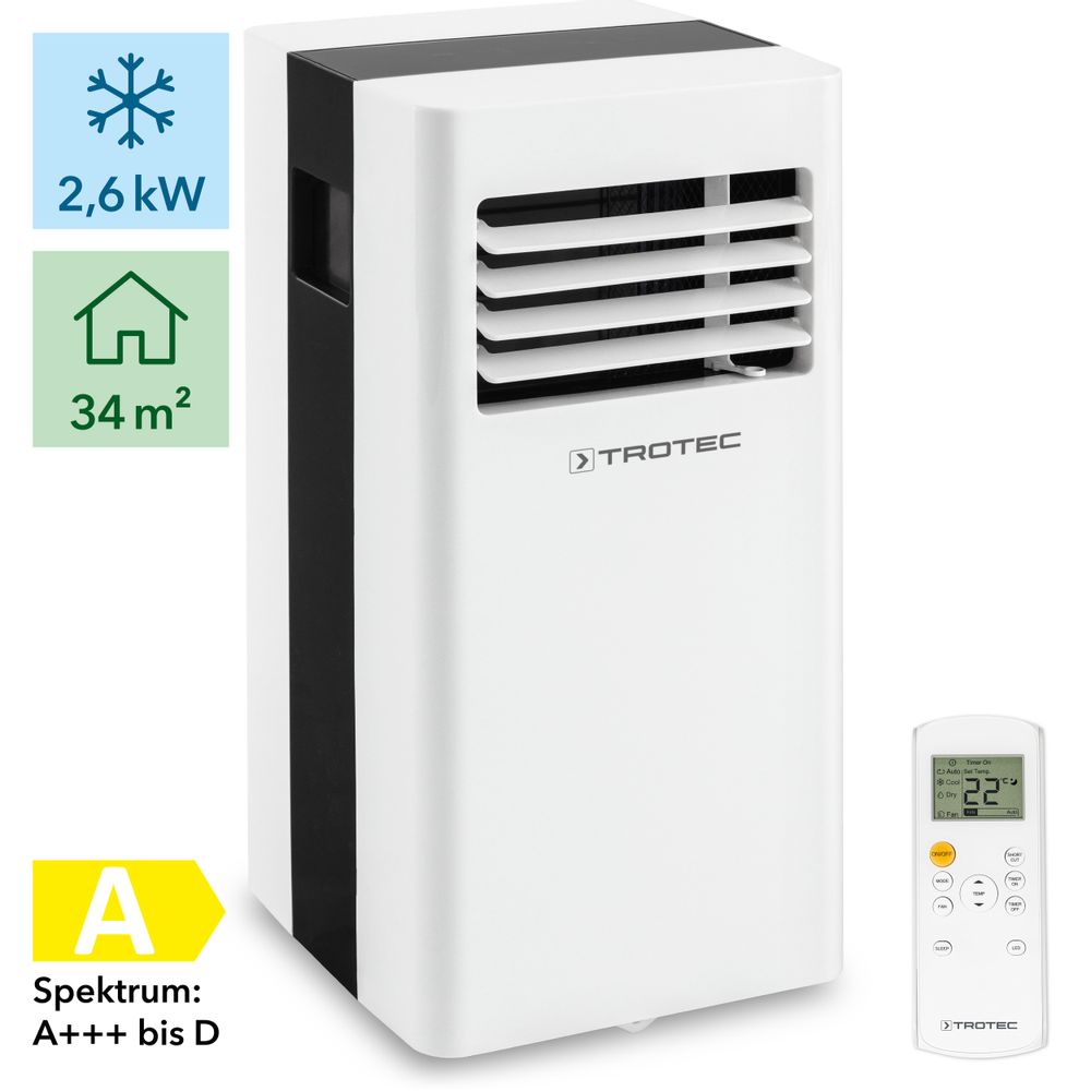 Lokale airconditioner PAC 2600 X im Trotec Webshop zeigen