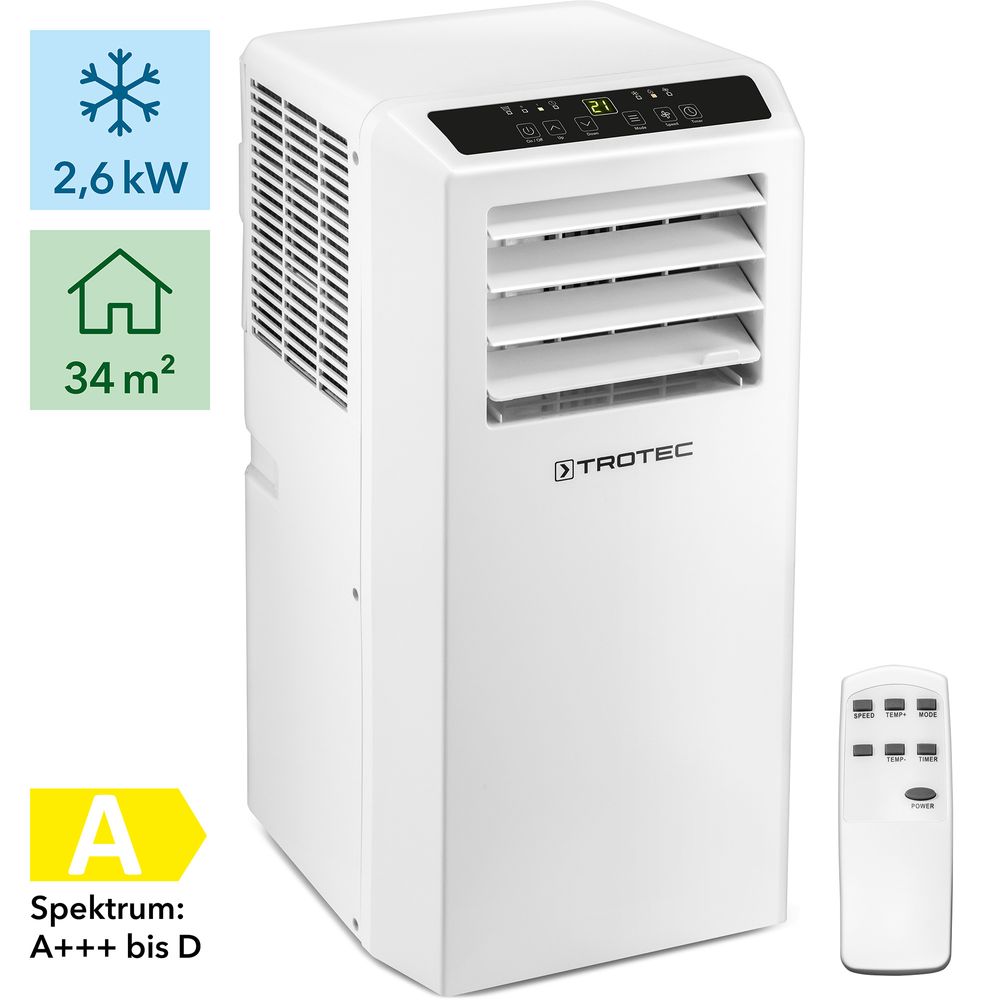 Lokale airconditioner PAC 2610 S tonen in Trotec webshop