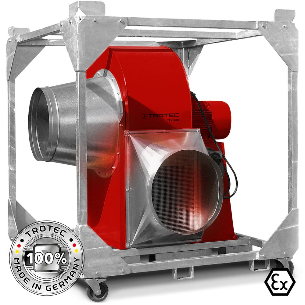 Radiaal ventilator TFV 900 Ex tonen in Trotec webshop