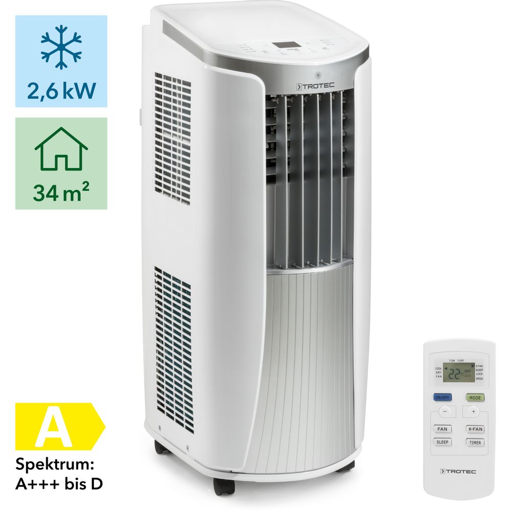 Lokale airconditioner PAC 2610 E tonen in Trotec webshop