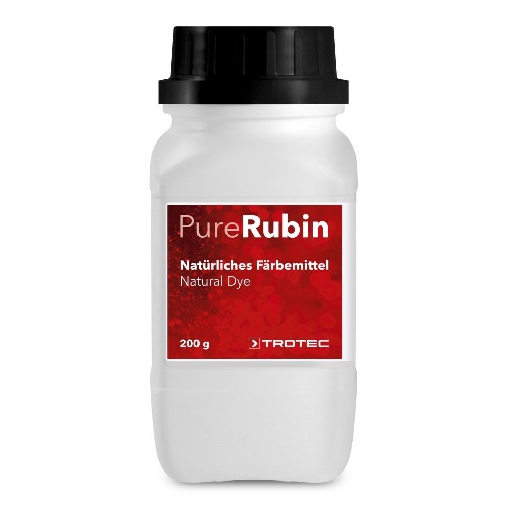 Natuurlijk kleurmiddel Rood PureRubin 200 g tonen in Trotec webshop