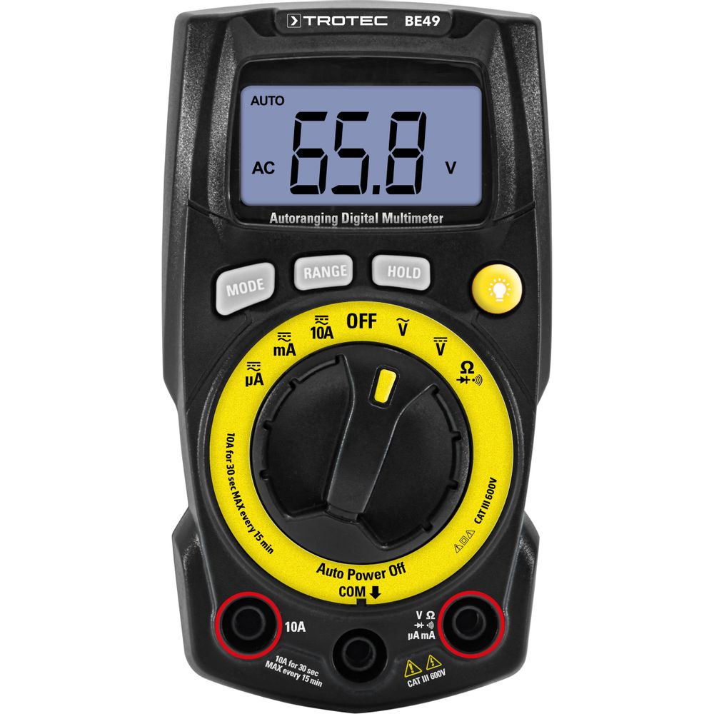 Digitale multimeter BE49 tonen in Trotec webshop