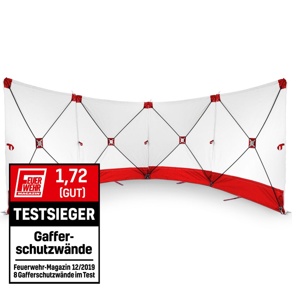 Proteção da Privacidade Portátil VarioScreen 4*180*180 Modelo Especial exibir na Trotec Webshop