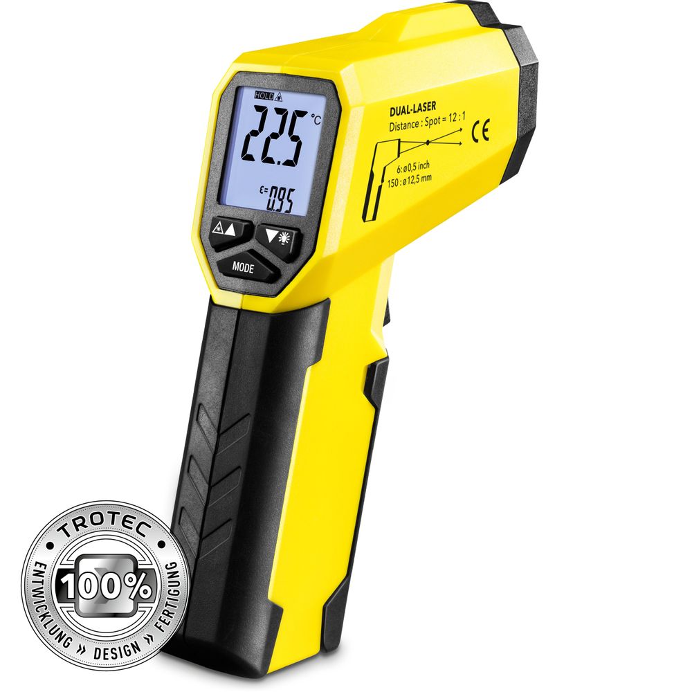 Infraröd termometer / Pyrometer BP21 visa i Trotecs nätbutik