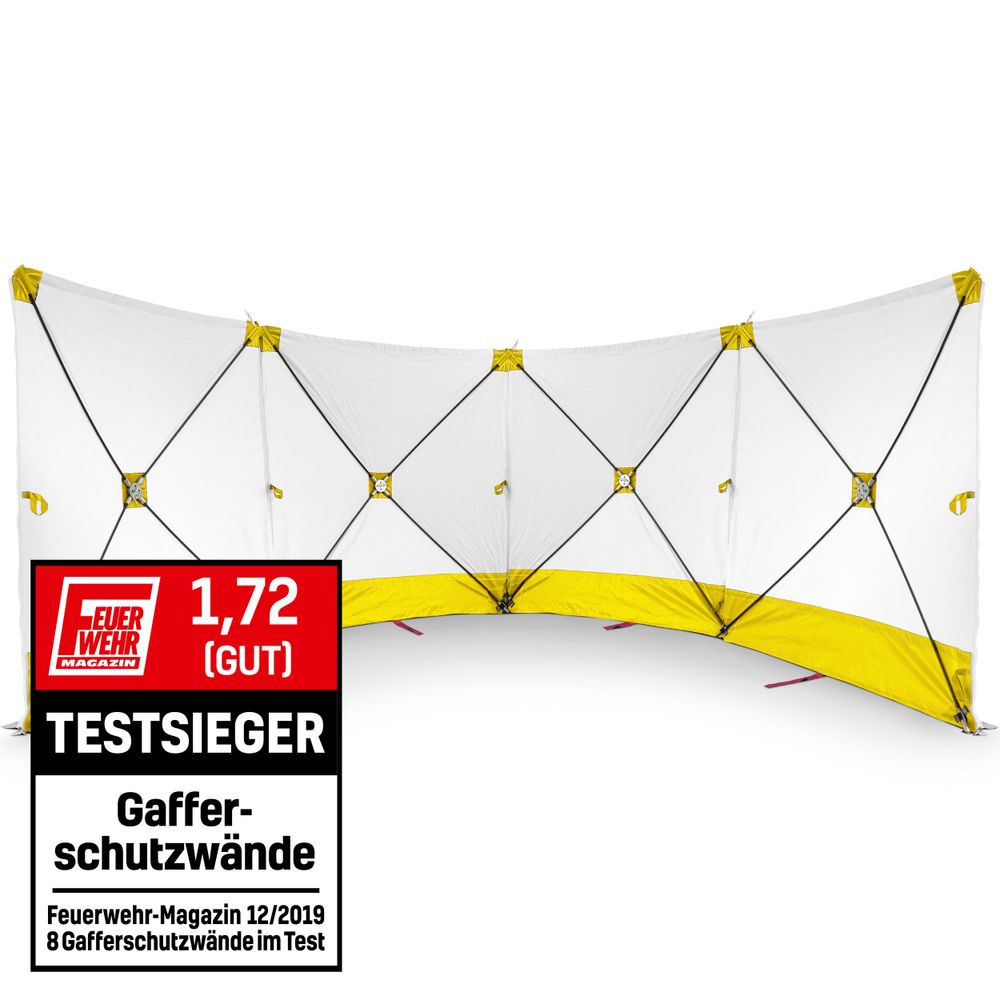 VarioScreen-insynsskydd 4*180*180 gul visa i Trotecs nätbutik