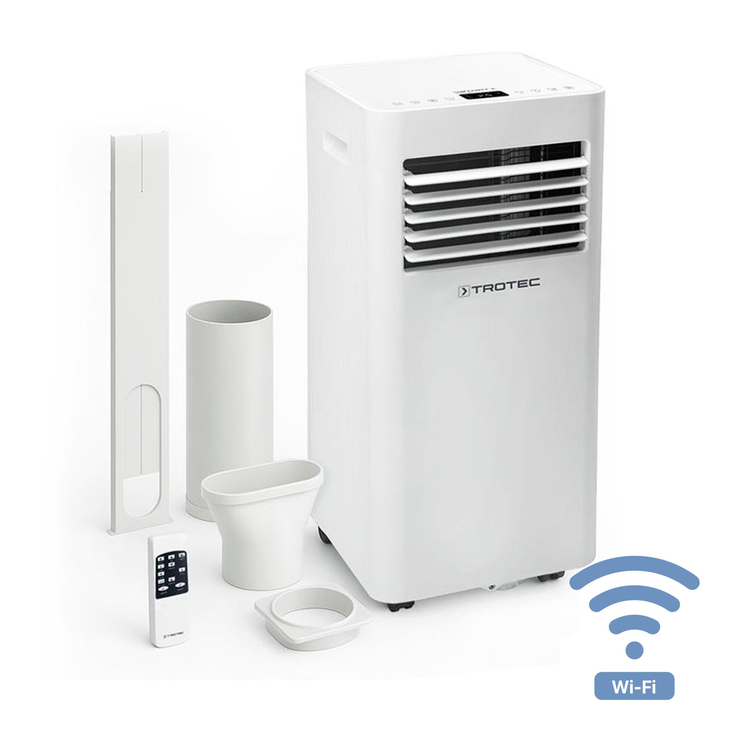 Acondicionador de aire portátil PAC 2020 E WiFi incl. lámina de sellado para ventanas correderas