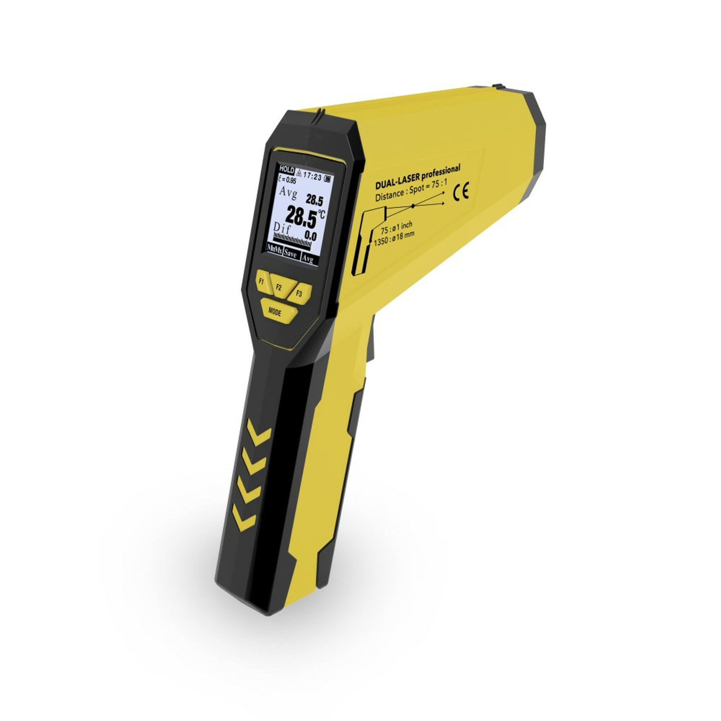 Infrarot-Thermometer / Pyrometer TP10 Multipunkt Laser
