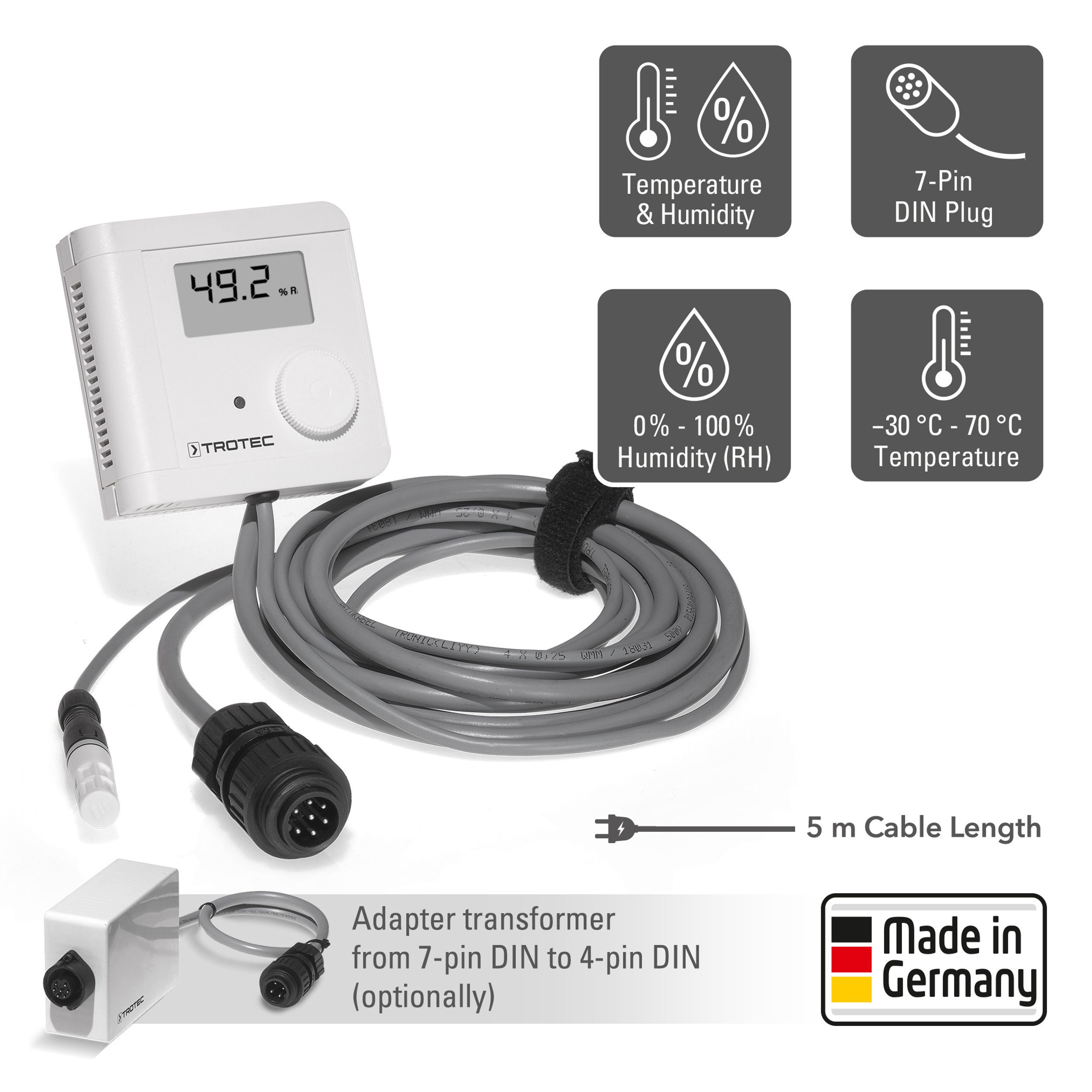 Elektronischer Thermohygrostat HG 125