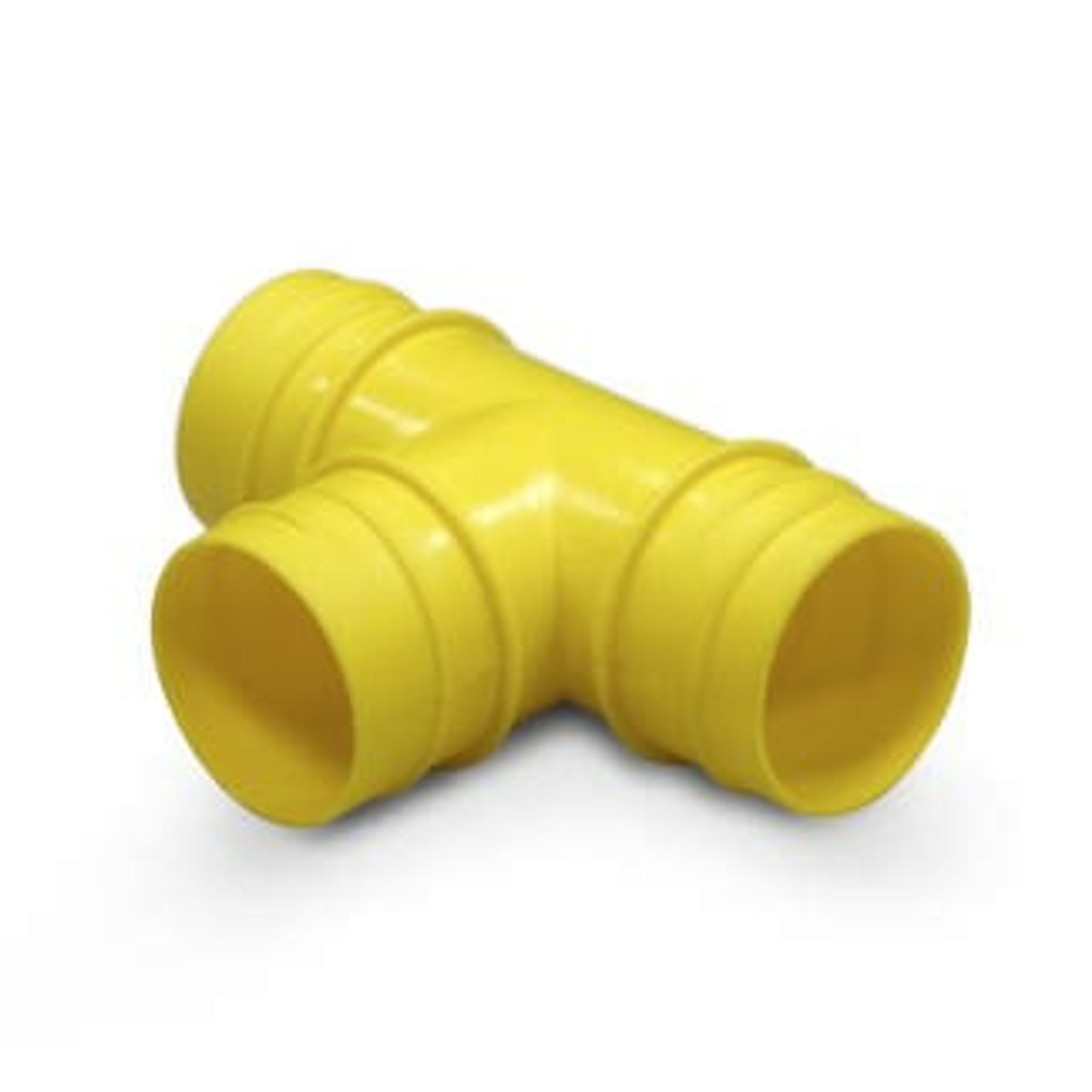 T-Verteiler PVC mit Außengewinde für 38 mm-Schläuche (1er Pack)