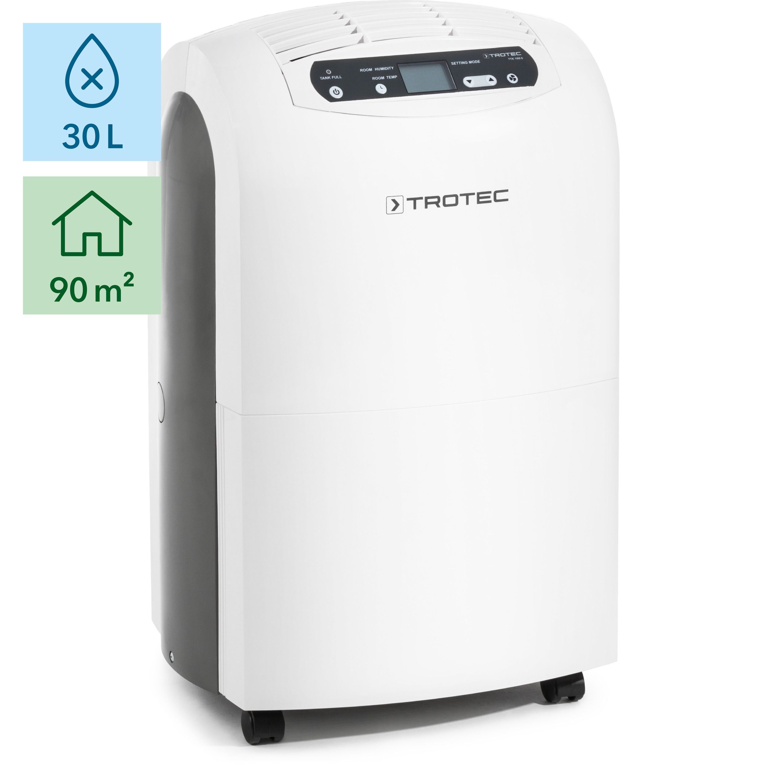 Comfort Dehumidifier TTK 100 E with hot gas defrost system