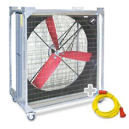 PACK Chauffage Mobile Sur Roues électrique DANIA 22 KW Rallonge 20 M 400 V - INELCO/HEATCOM