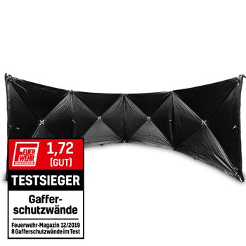 VarioScreen privatlivsskærm 4*180*180 Sort