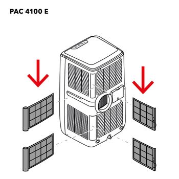 PAC 4100 E luftfilter