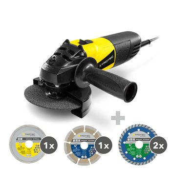 Vinkelsliber PAGS 10-115 + Diamant-skæreskive-sæt 110/115