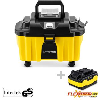 Batterisuger VC 15-20V inklusive ekstra multi-batteri Flexpower 20V 4,0 Ah