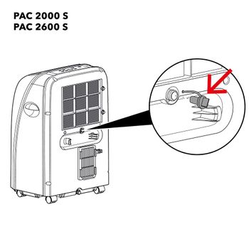 Auslaufstopfen PAC 2000 S / PAC 2600 S Bj 2017